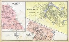 Dunbarton, Pittsfield Village, Pittsfield, Dunbarton Center, New Hampshire State Atlas 1892